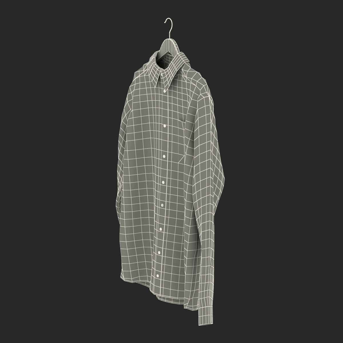 3D model Shirt On Hanger