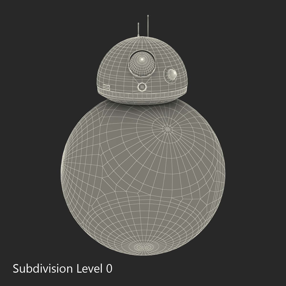 Star Wars BB 8 3D model