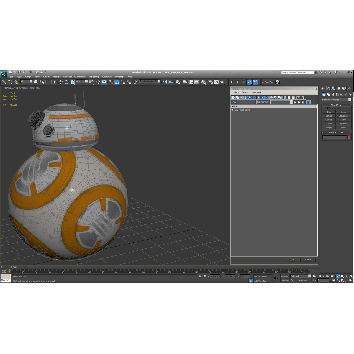 Star Wars BB 8 3D model