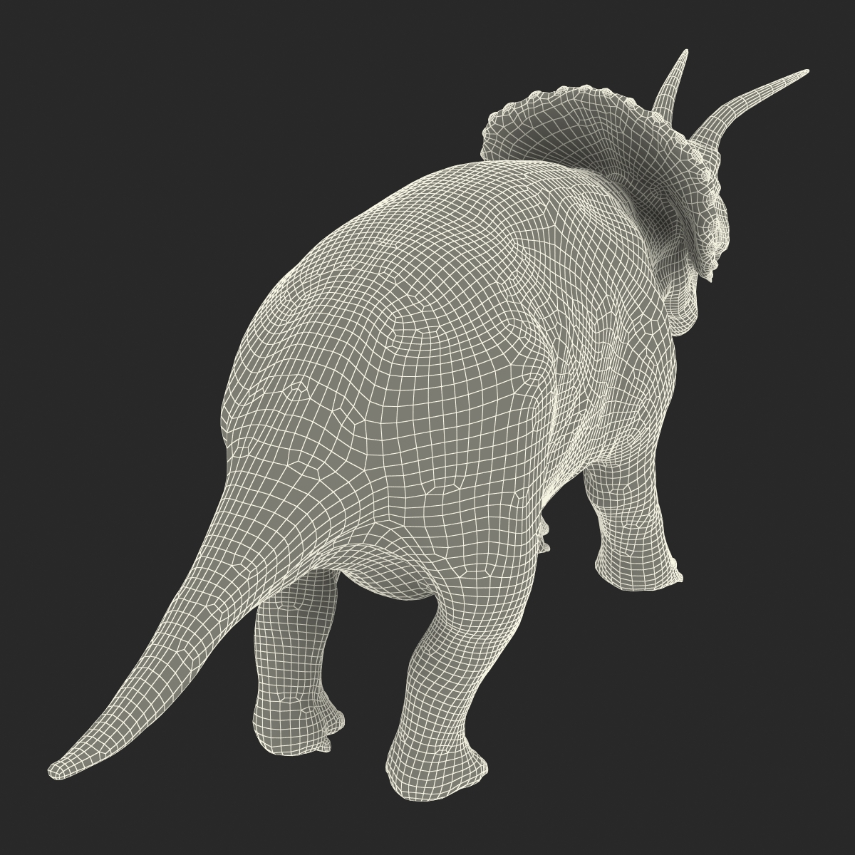 3D Triceratops