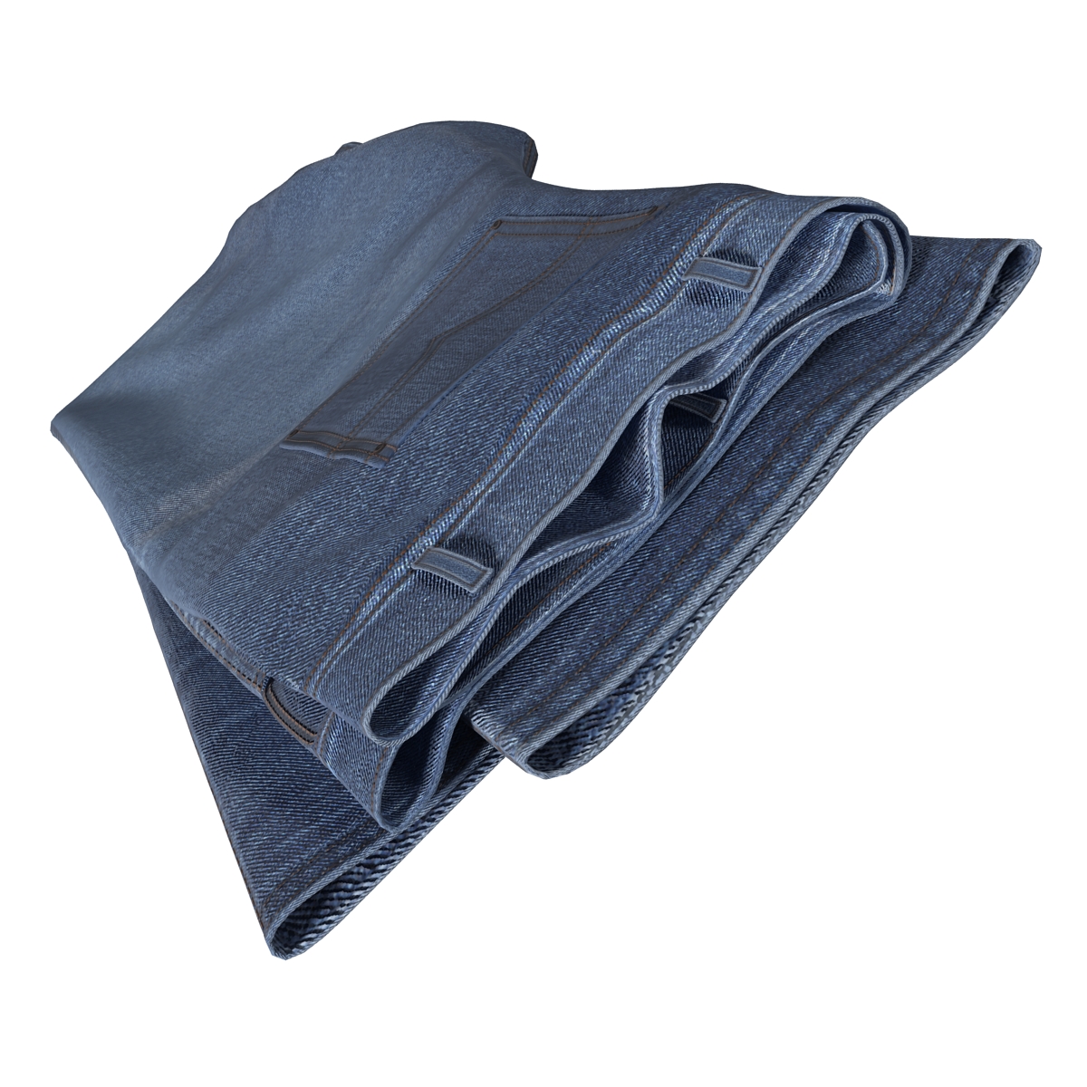 Folded Jeans 3D