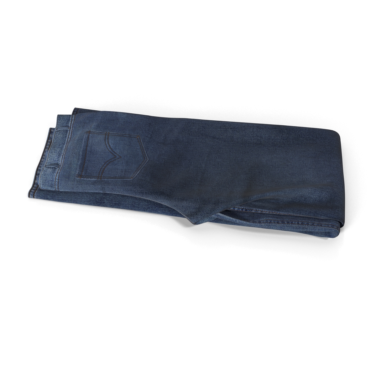 Folded Jeans 2 3D model