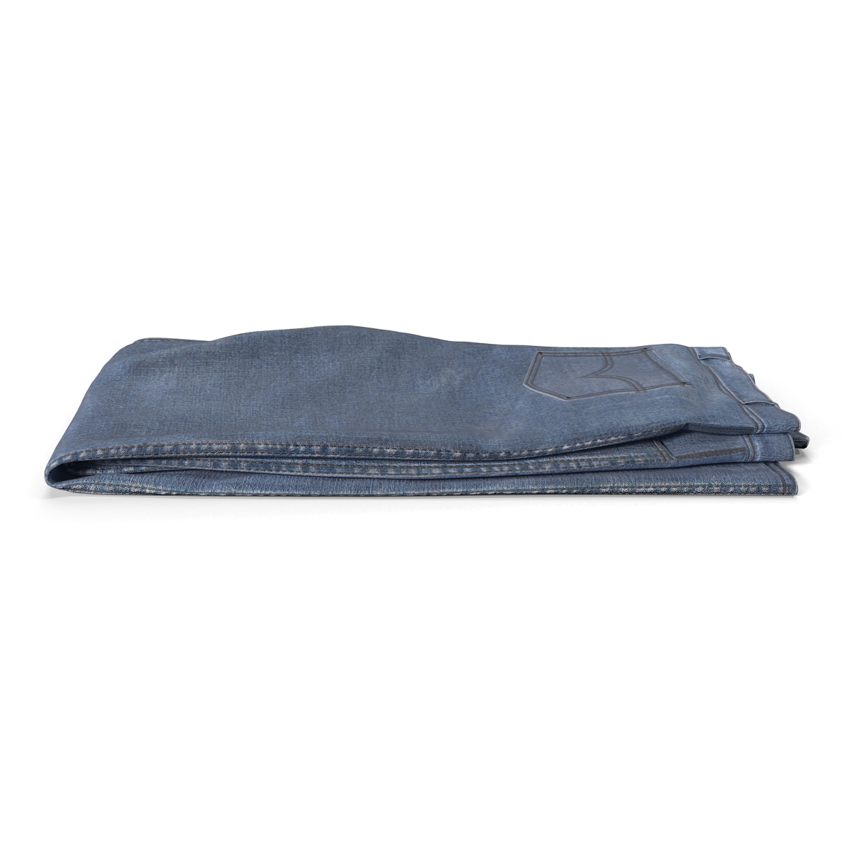 Folded Jeans 4 3D model