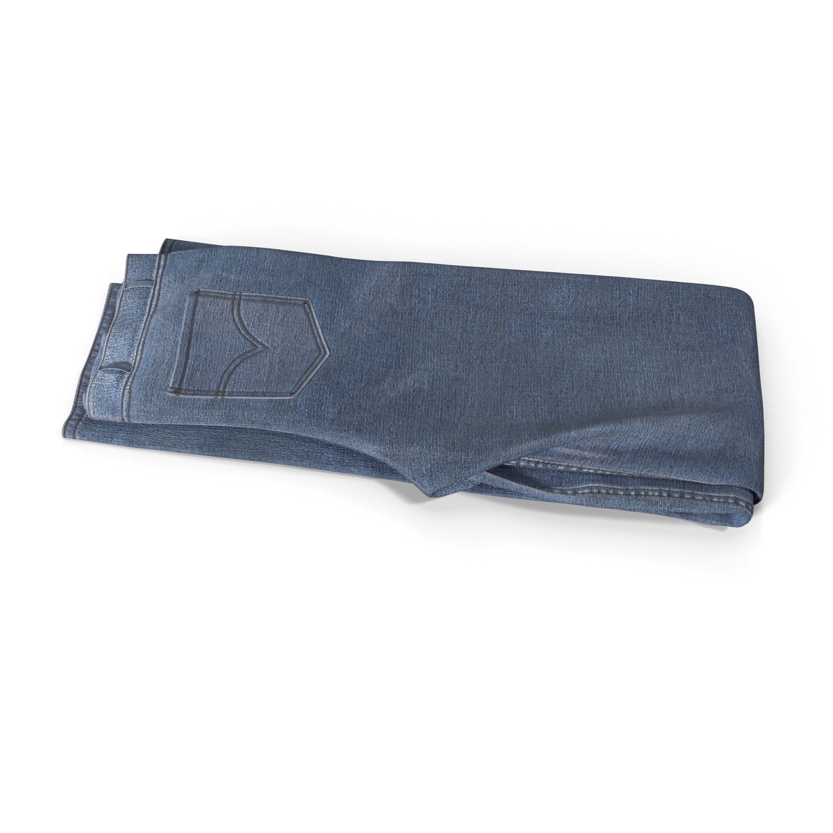 Folded Jeans 4 3D model