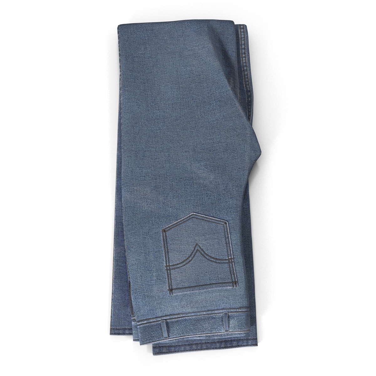 Folded Jeans 4 3D model