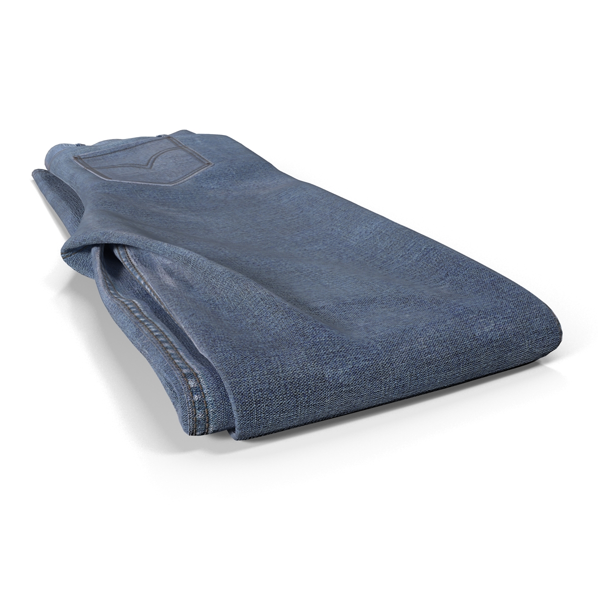 Folded Jeans 4 3D model