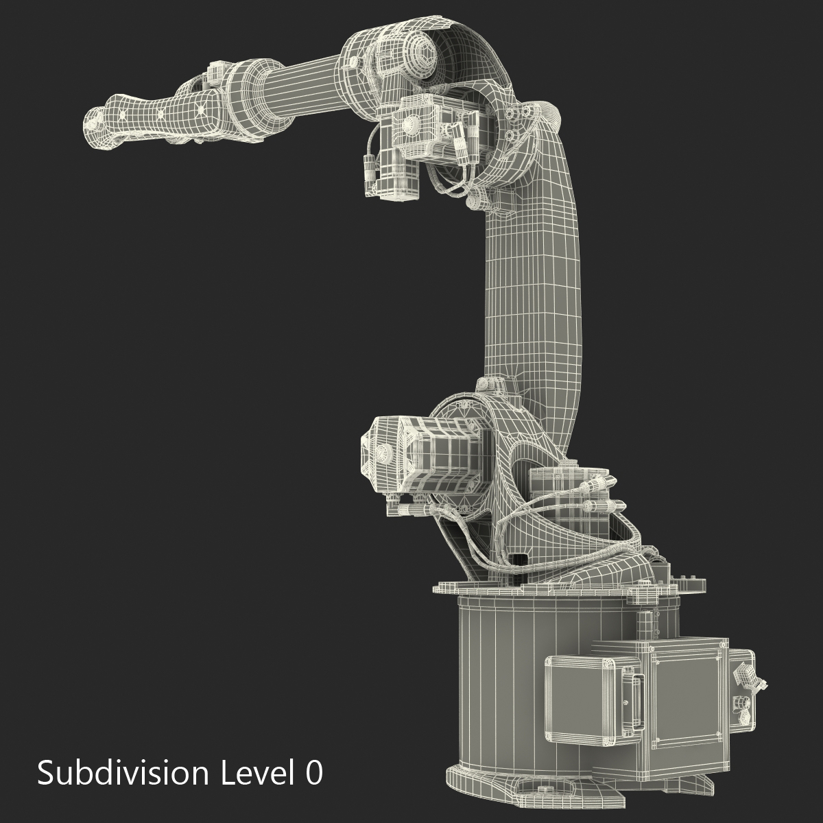 3D Kuka Robot KR 16 L8 arc HW Rigged model