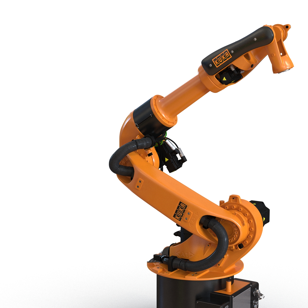 3D Kuka Robot KR 16 L8 arc HW Rigged model