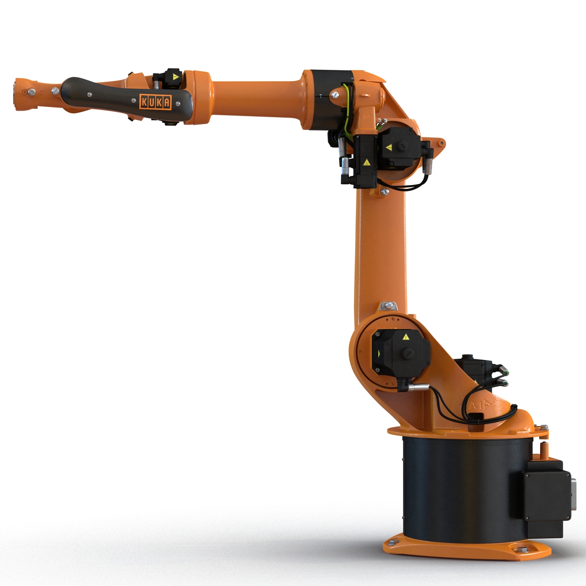 3D Kuka Robot KR 16 L8 arc HW Rigged model