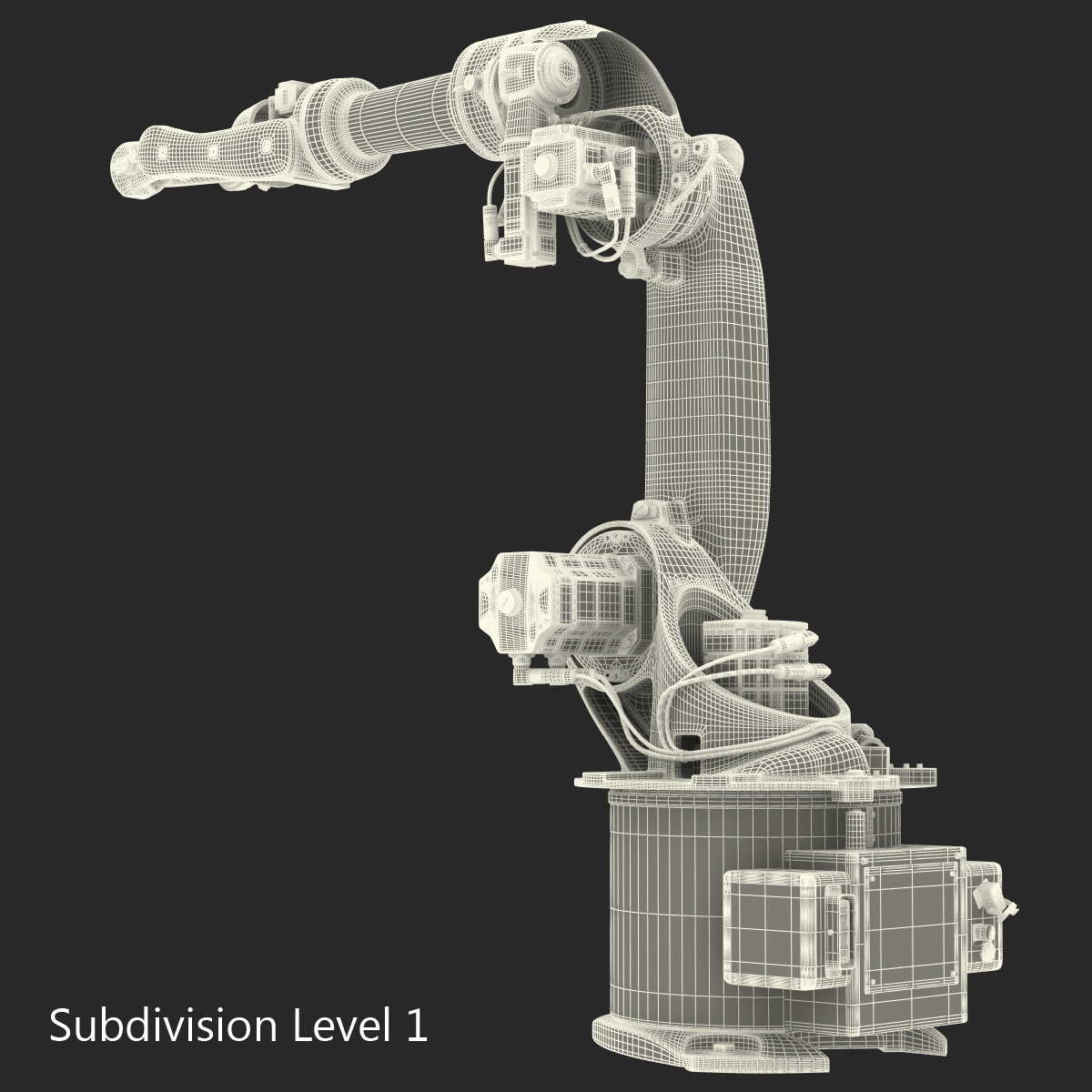 3D Kuka Robot KR 16 L8 arc HW Rigged model