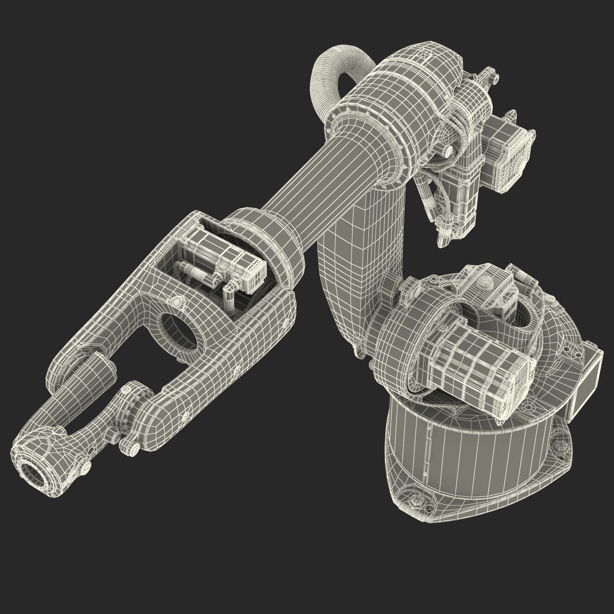 3D Kuka Robot KR 16 L8 arc HW Rigged model