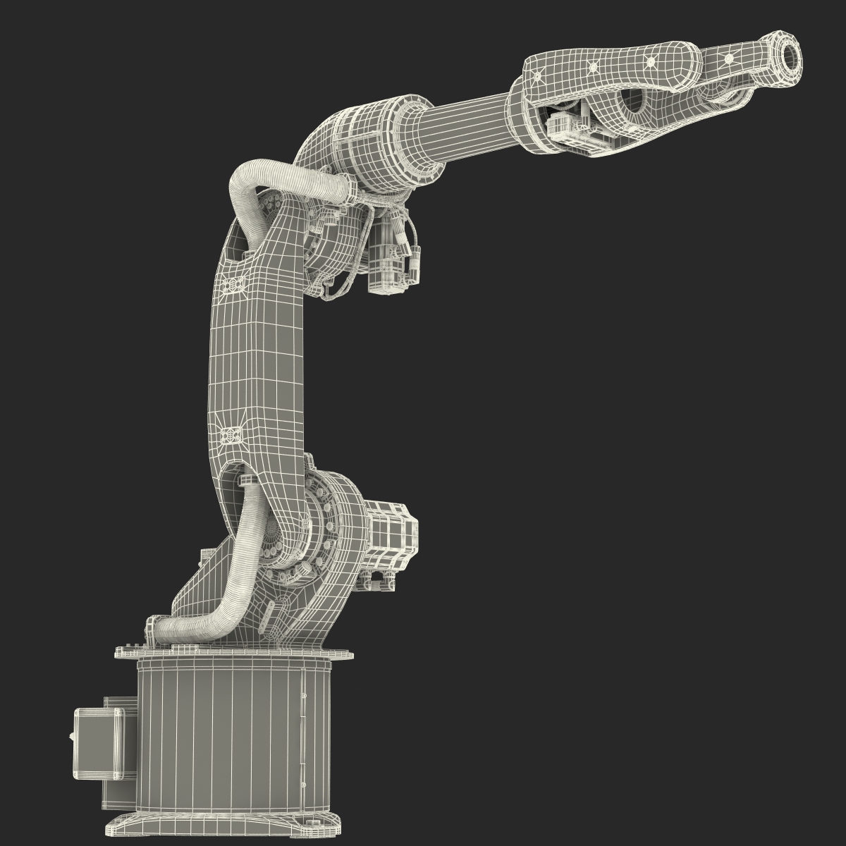 3D Kuka Robot KR 16 L8 arc HW Rigged model