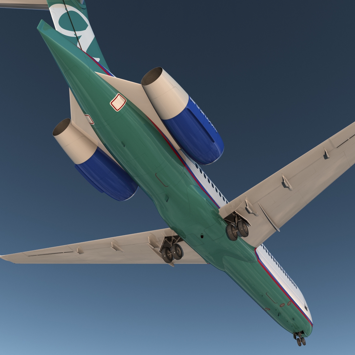 3D model Boeing 717 200 AirTran Airways