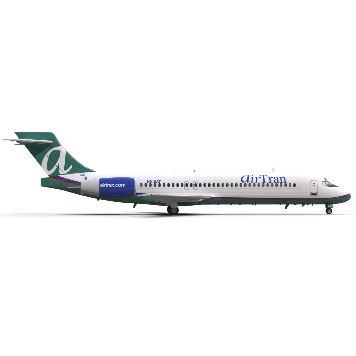 3D model Boeing 717 200 AirTran Airways