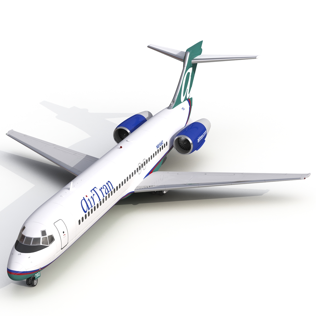 3D model Boeing 717 200 AirTran Airways