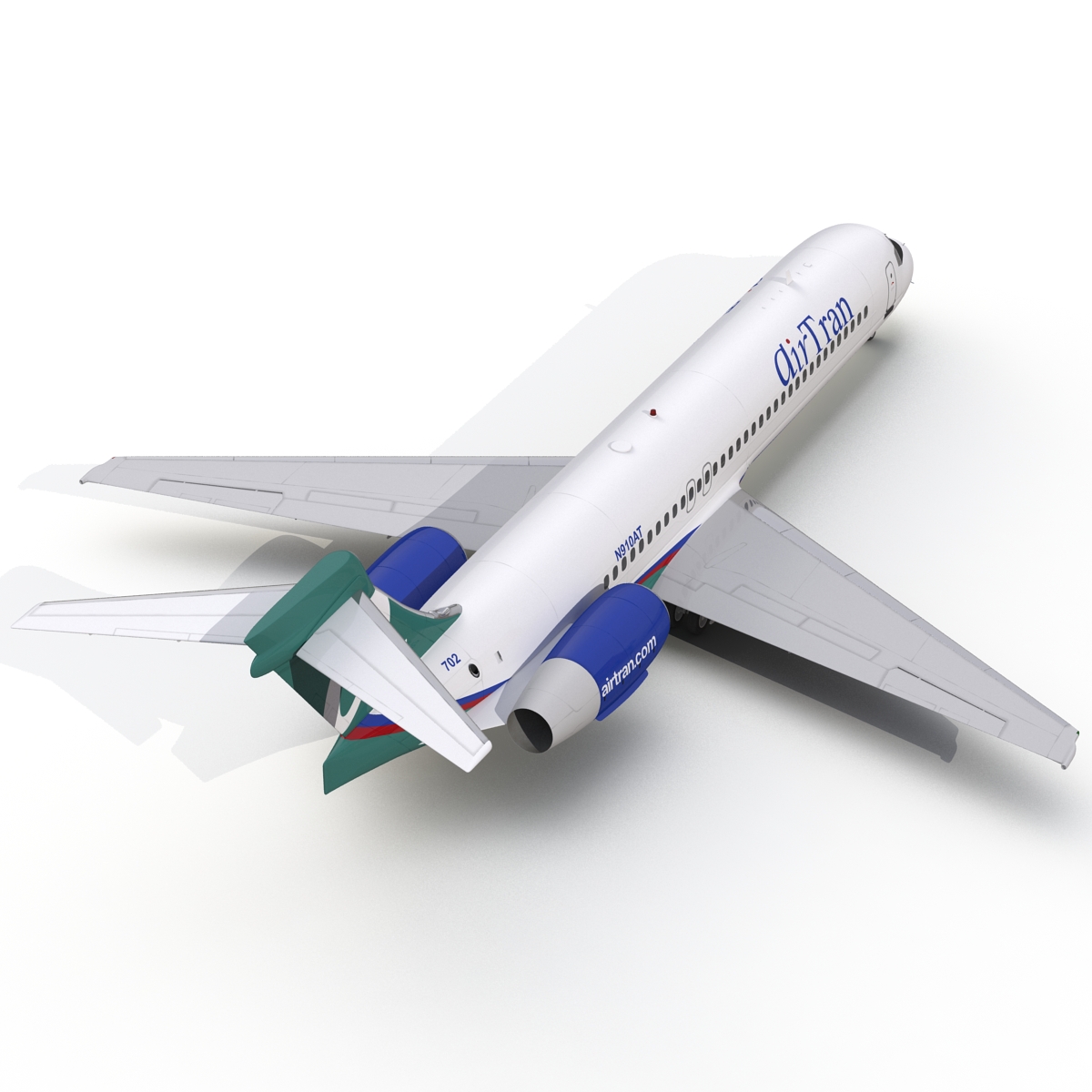 3D model Boeing 717 200 AirTran Airways