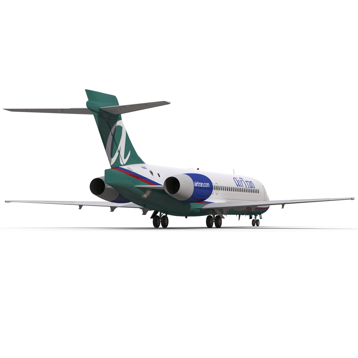 3D model Boeing 717 200 AirTran Airways