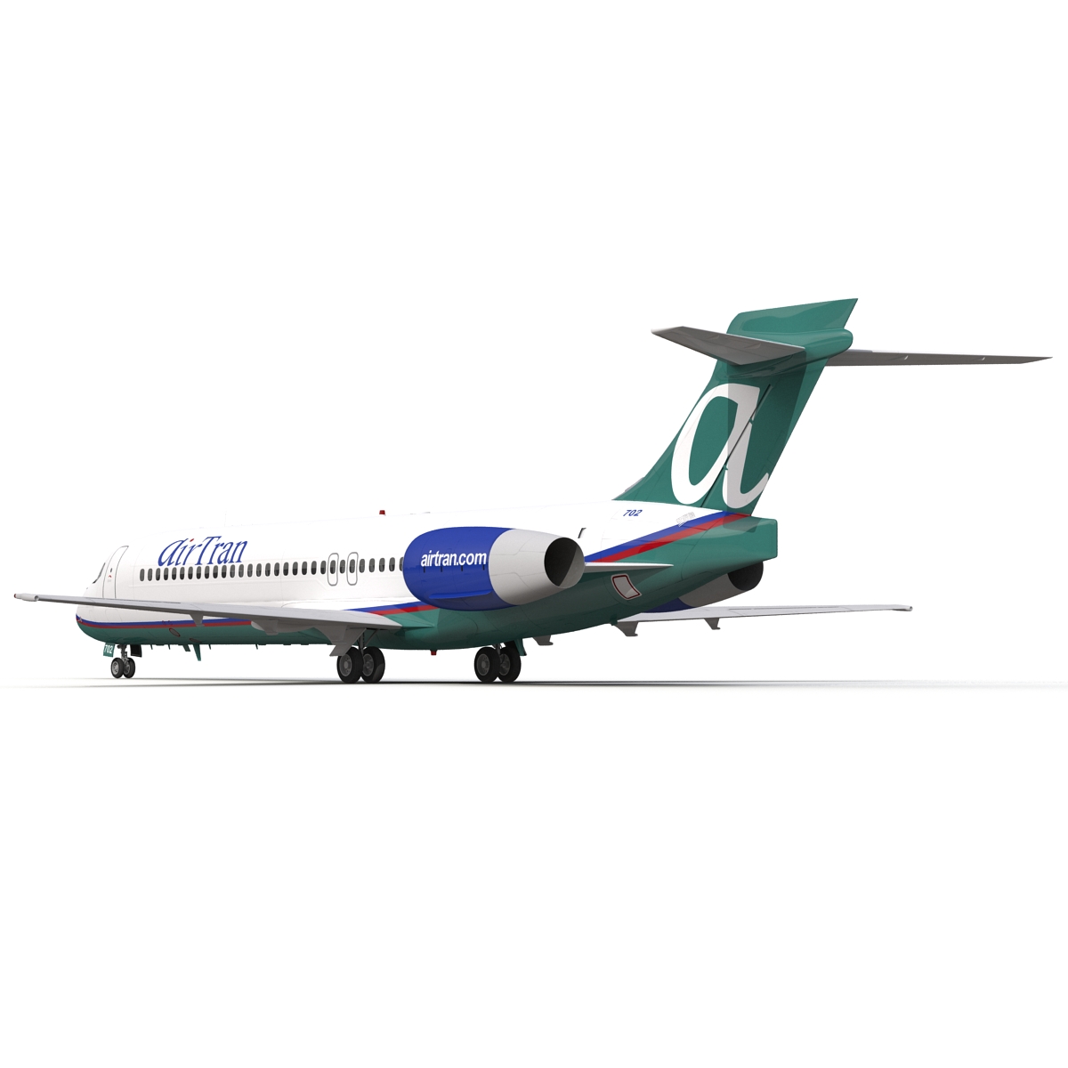 3D model Boeing 717 200 AirTran Airways