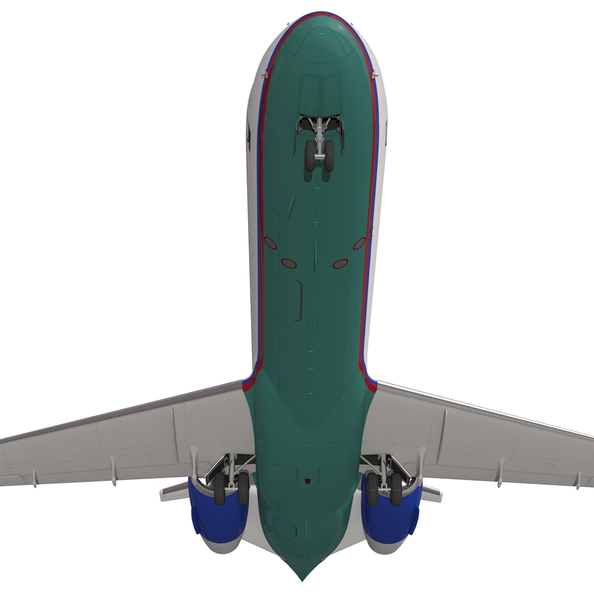 3D model Boeing 717 200 AirTran Airways