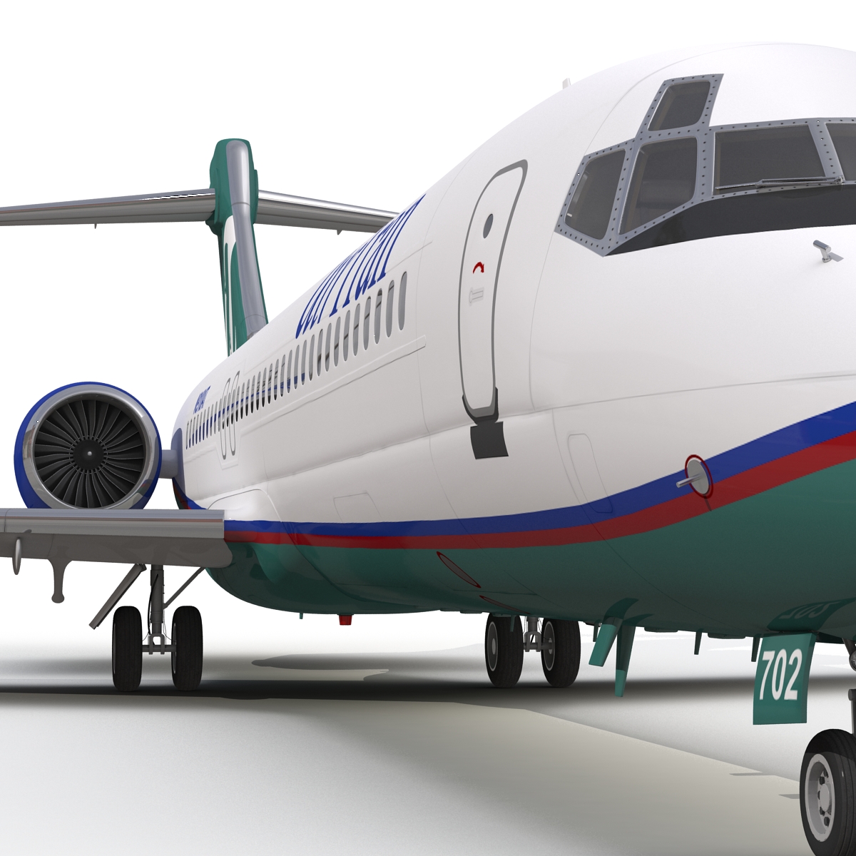 3D model Boeing 717 200 AirTran Airways