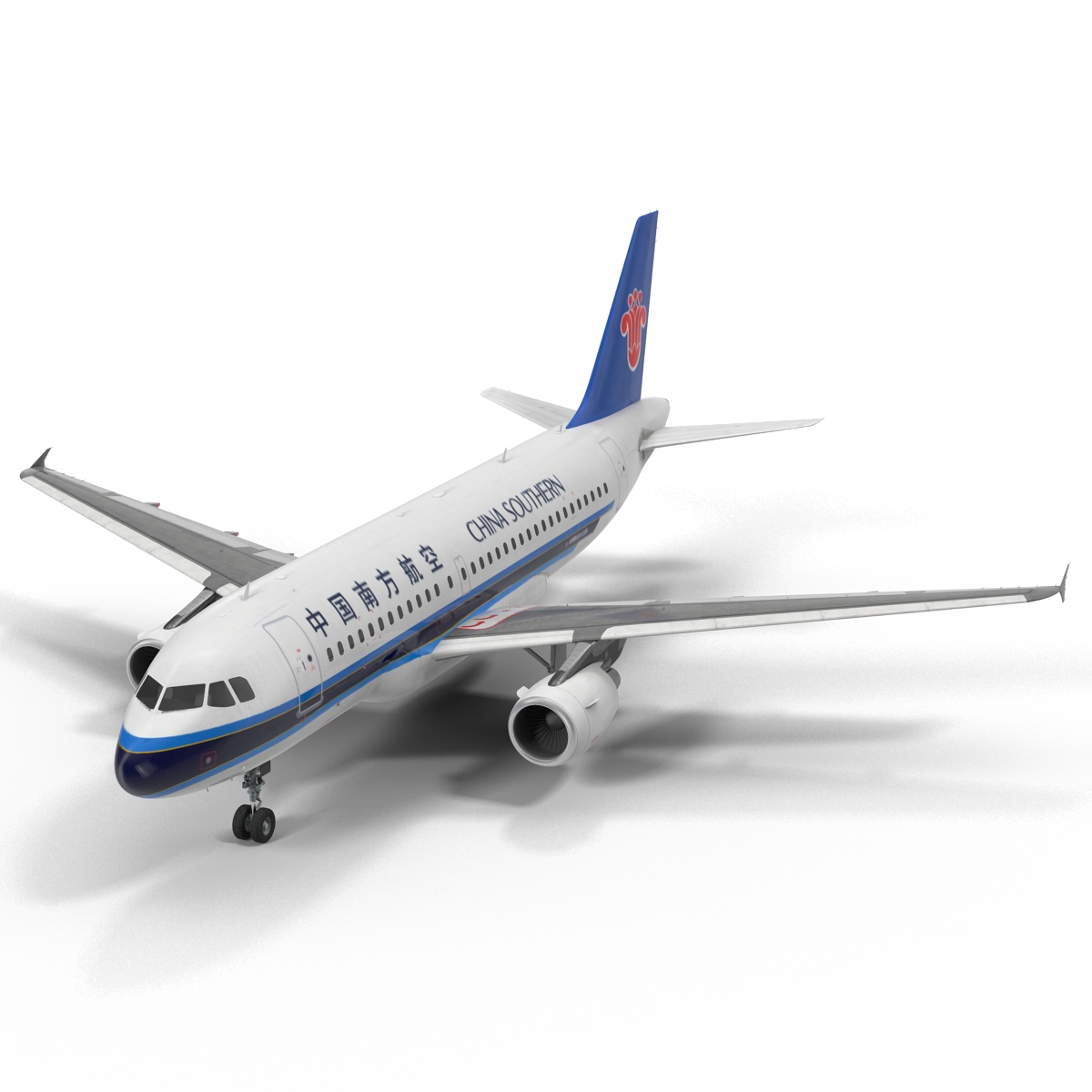 3D model Airbus A319 China Southern Airlines