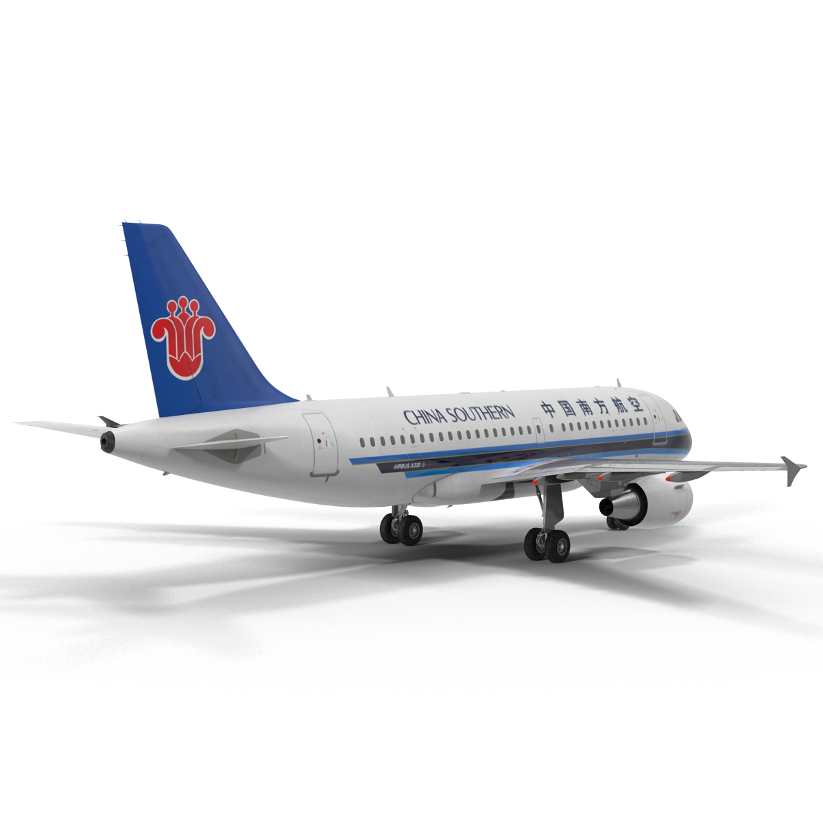 3D model Airbus A319 China Southern Airlines