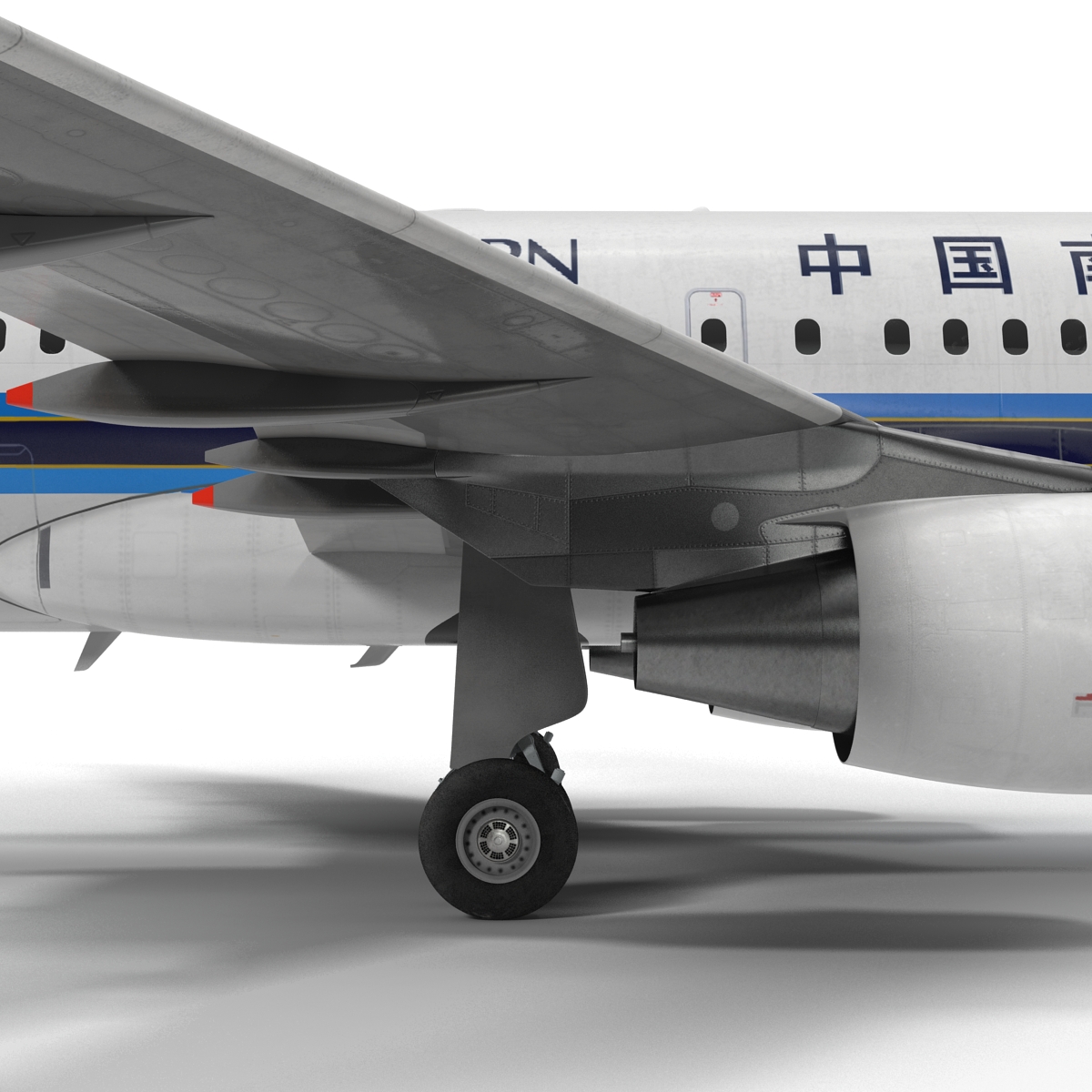 3D model Airbus A319 China Southern Airlines