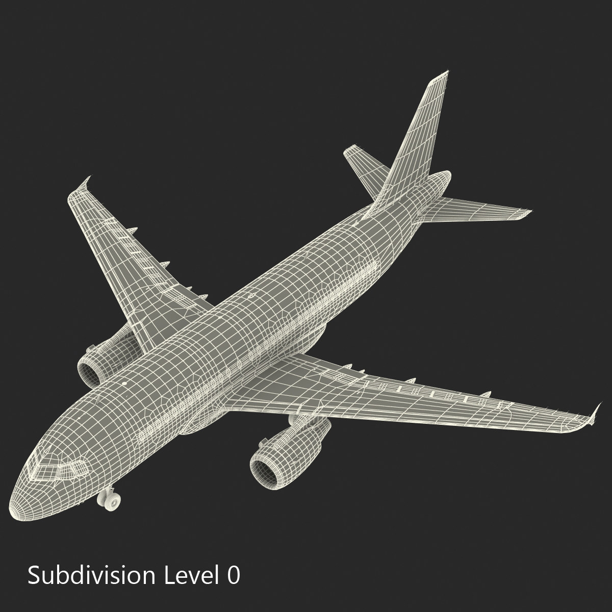 3D model Airbus A319 China Southern Airlines