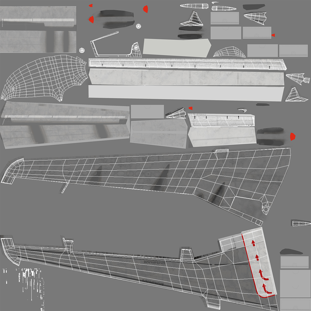 3D model Airbus A319 China Southern Airlines