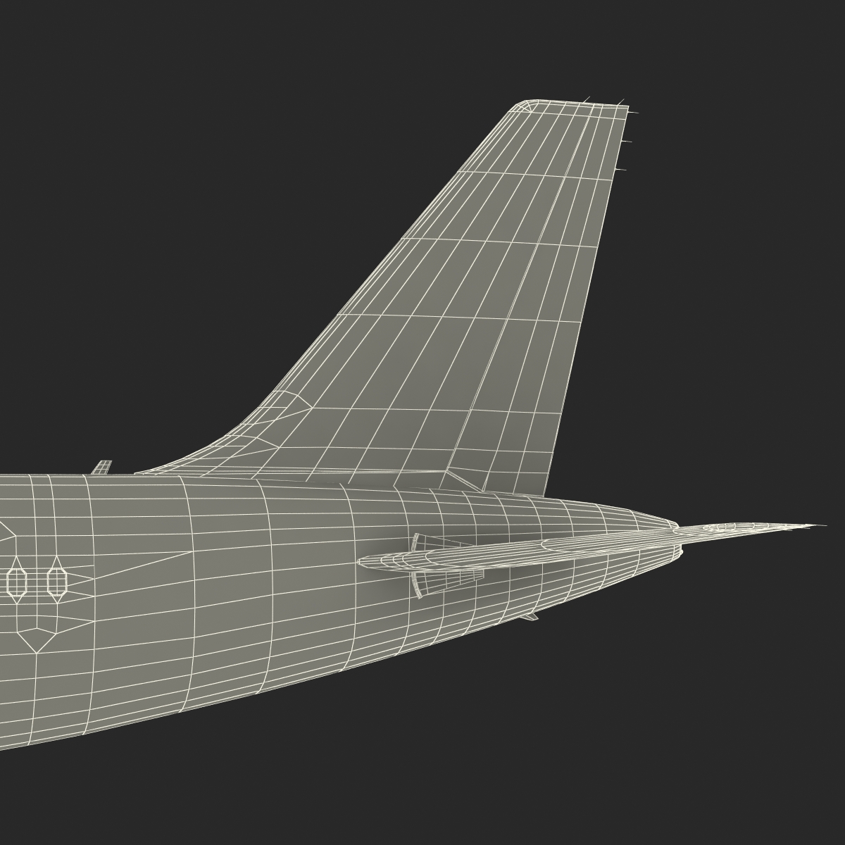 3D model Airbus A319 China Southern Airlines