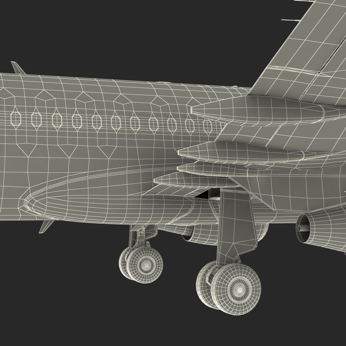 3D model Airbus A319 China Southern Airlines