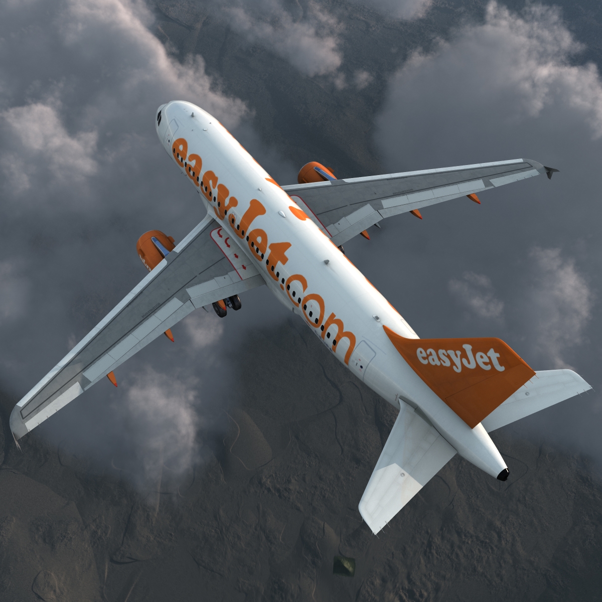 Airbus A319 EasyJet 3D model