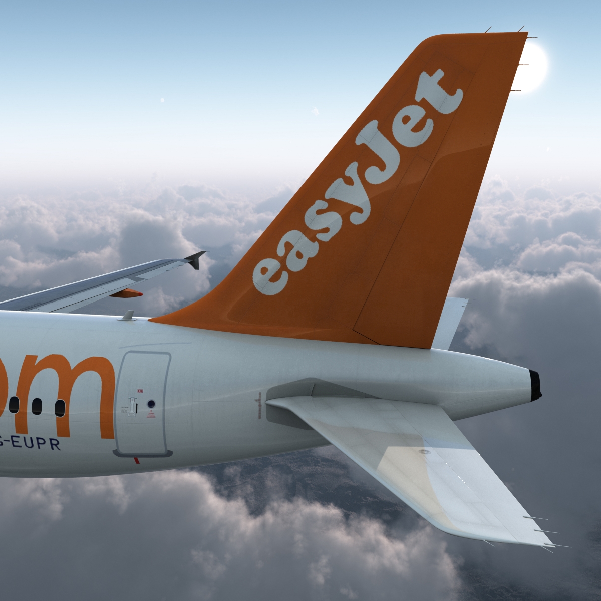 Airbus A319 EasyJet 3D model