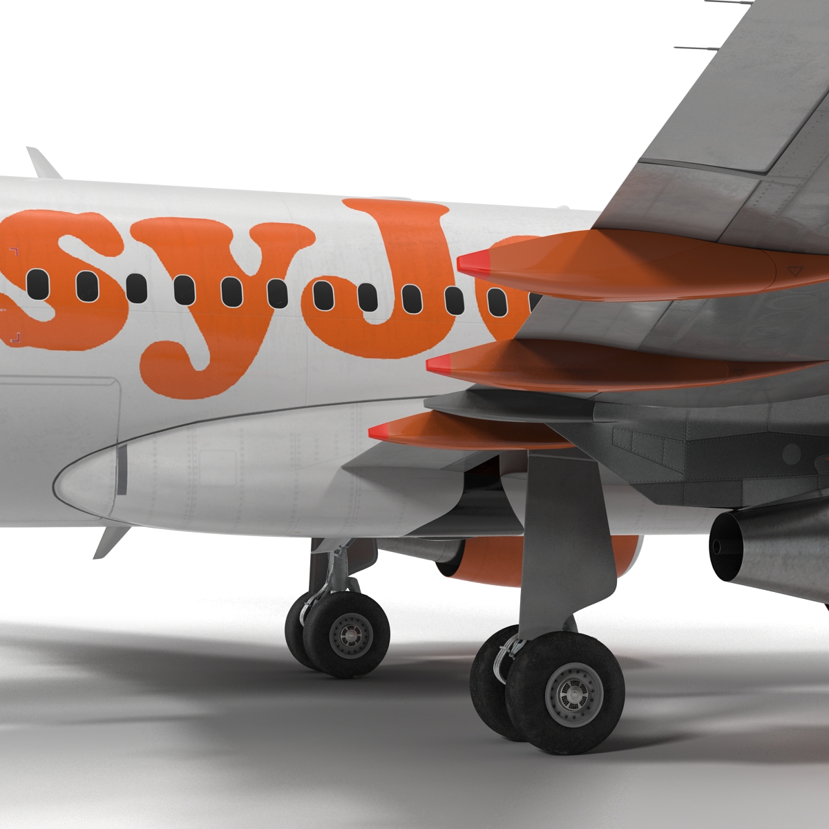 Airbus A319 EasyJet 3D model