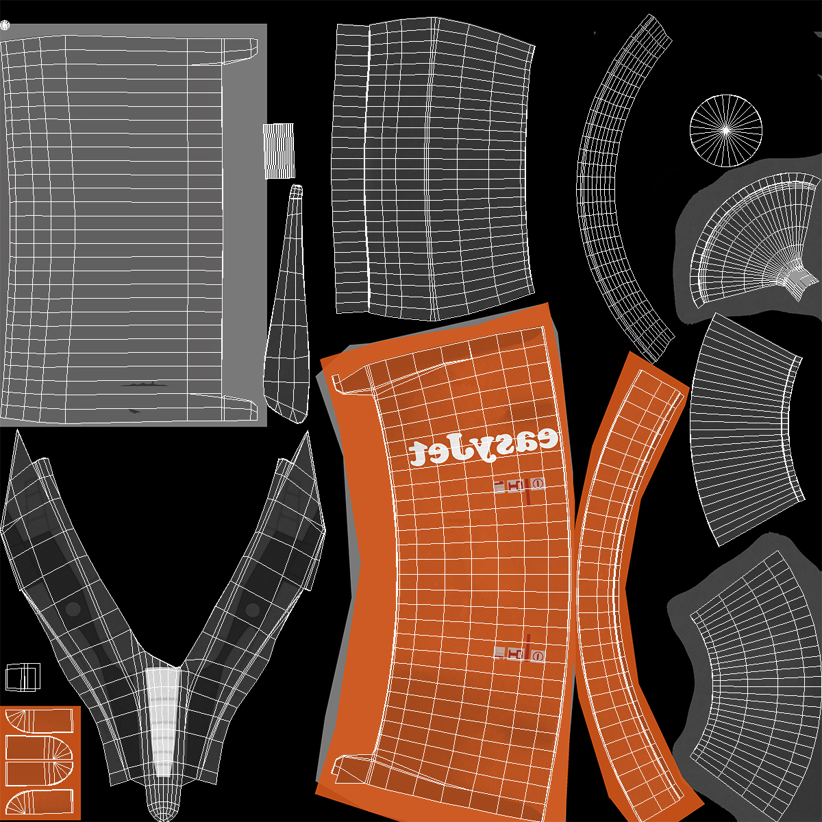 Airbus A319 EasyJet 3D model