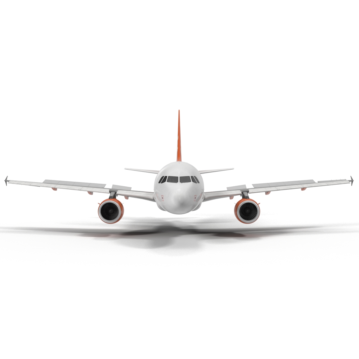 3D Airbus A319 EasyJet Rigged