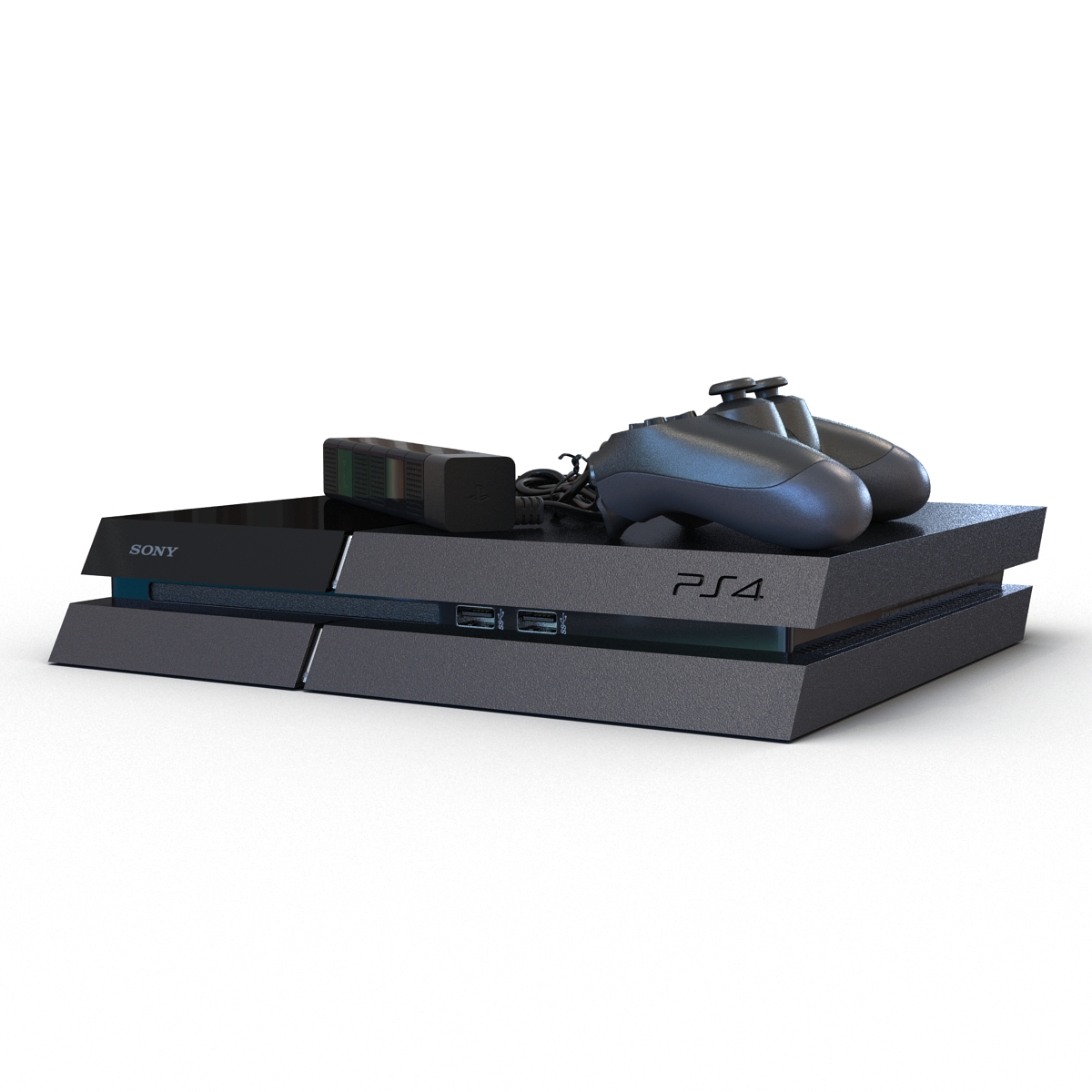 Sony PlayStation 4 Set 2 3D model