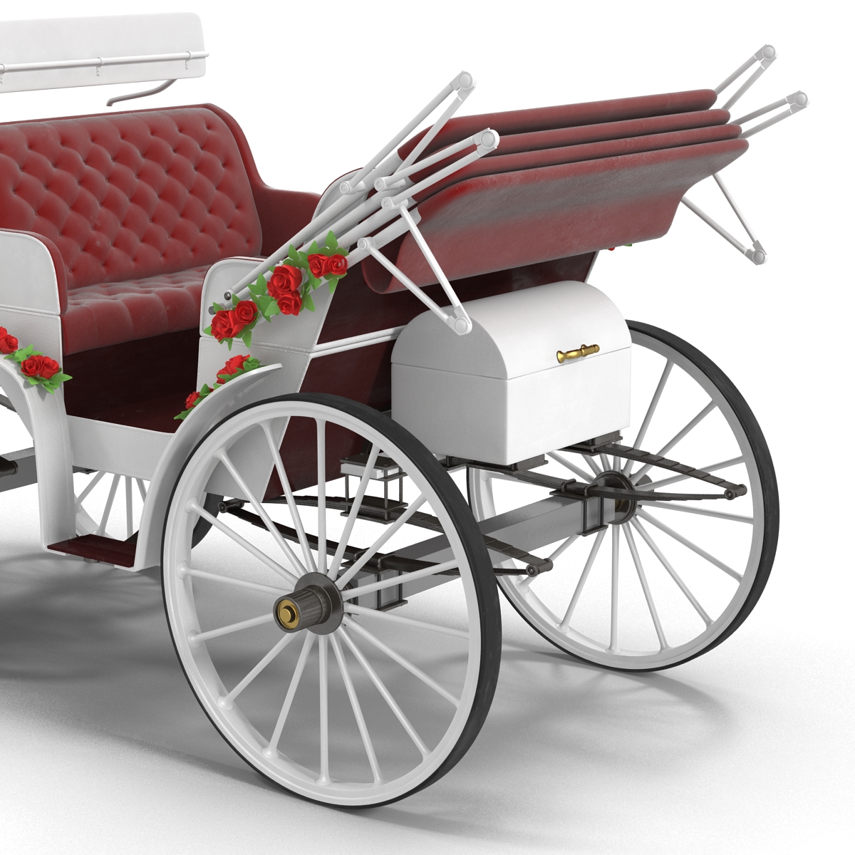 3D Wedding Carriage Rigged model