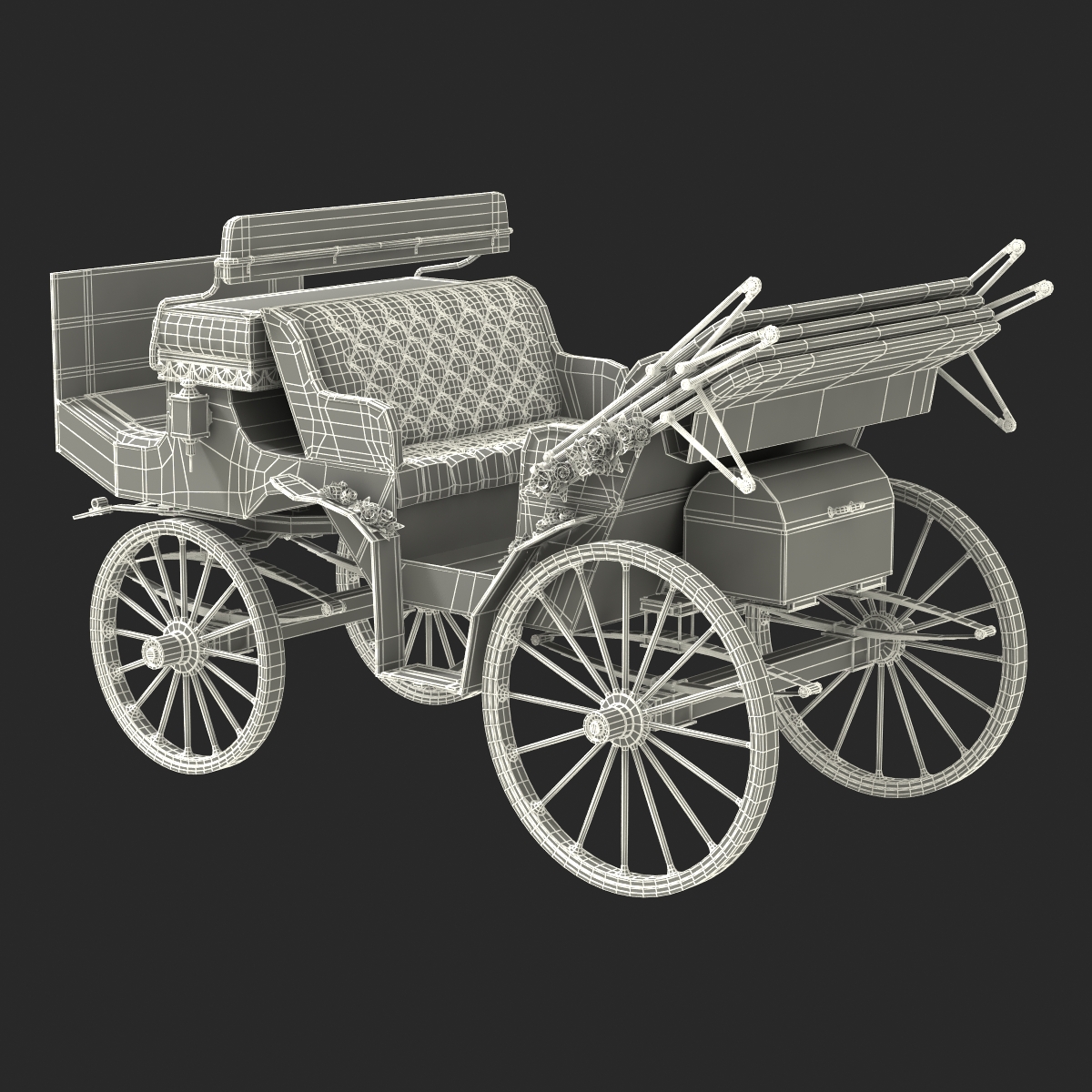 3D Wedding Carriage