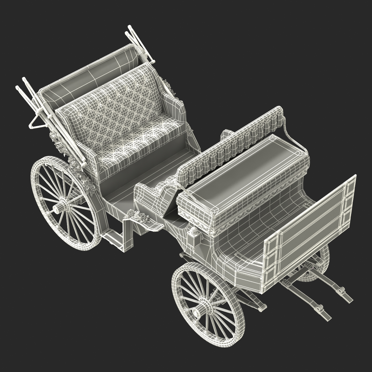 3D Wedding Carriage