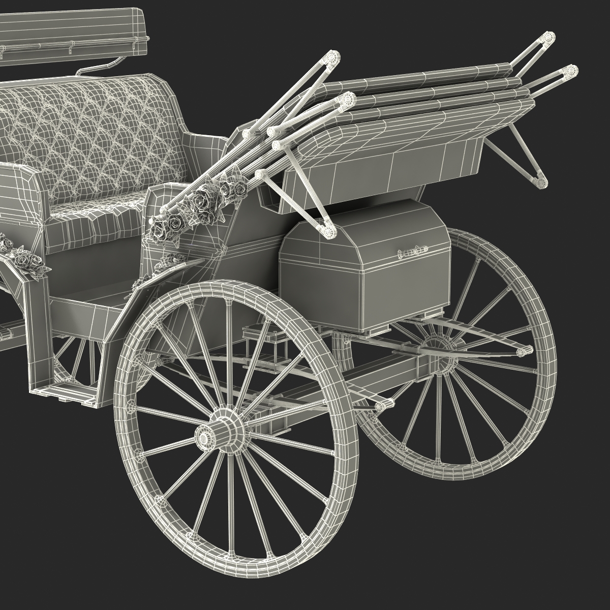 3D Wedding Carriage