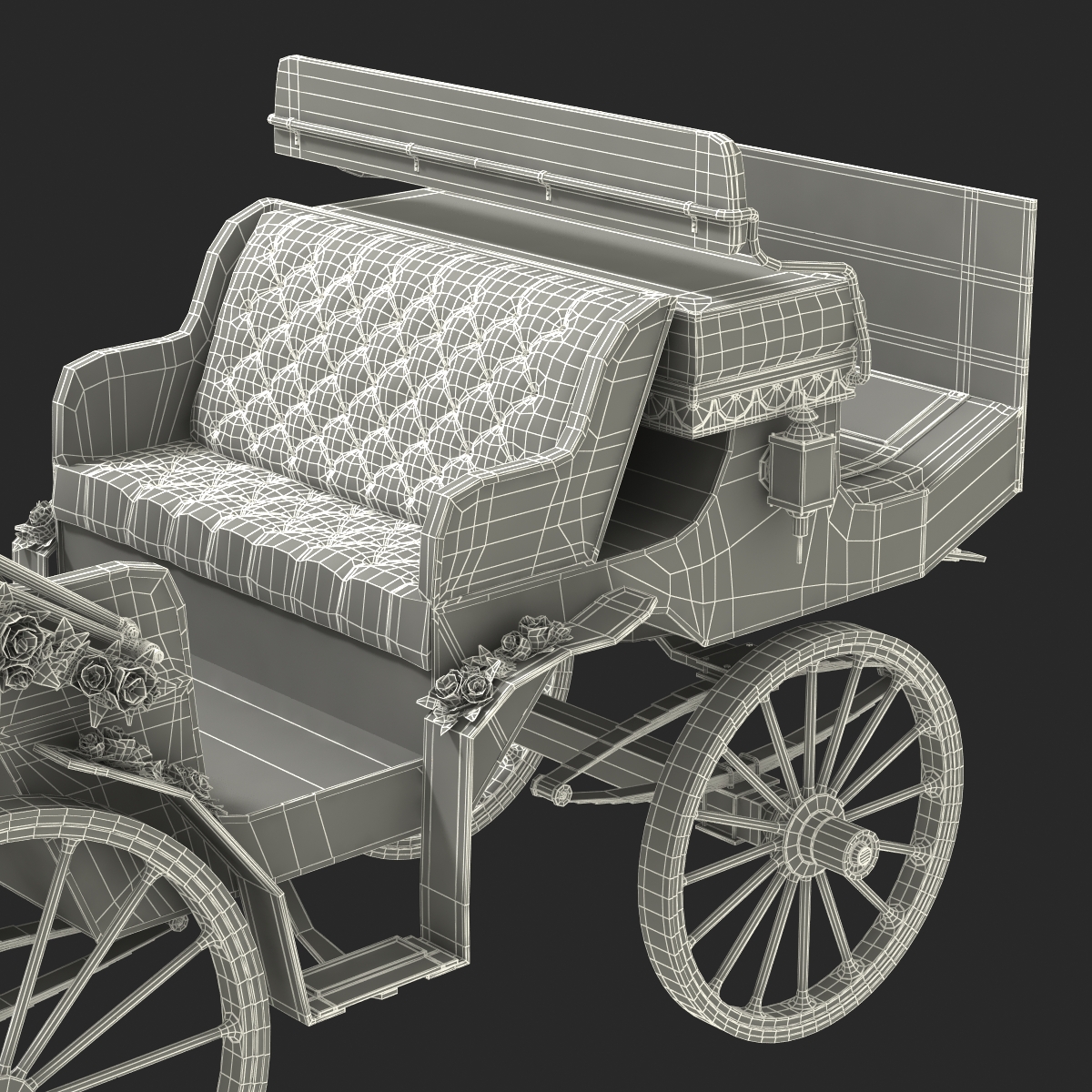 3D Wedding Carriage