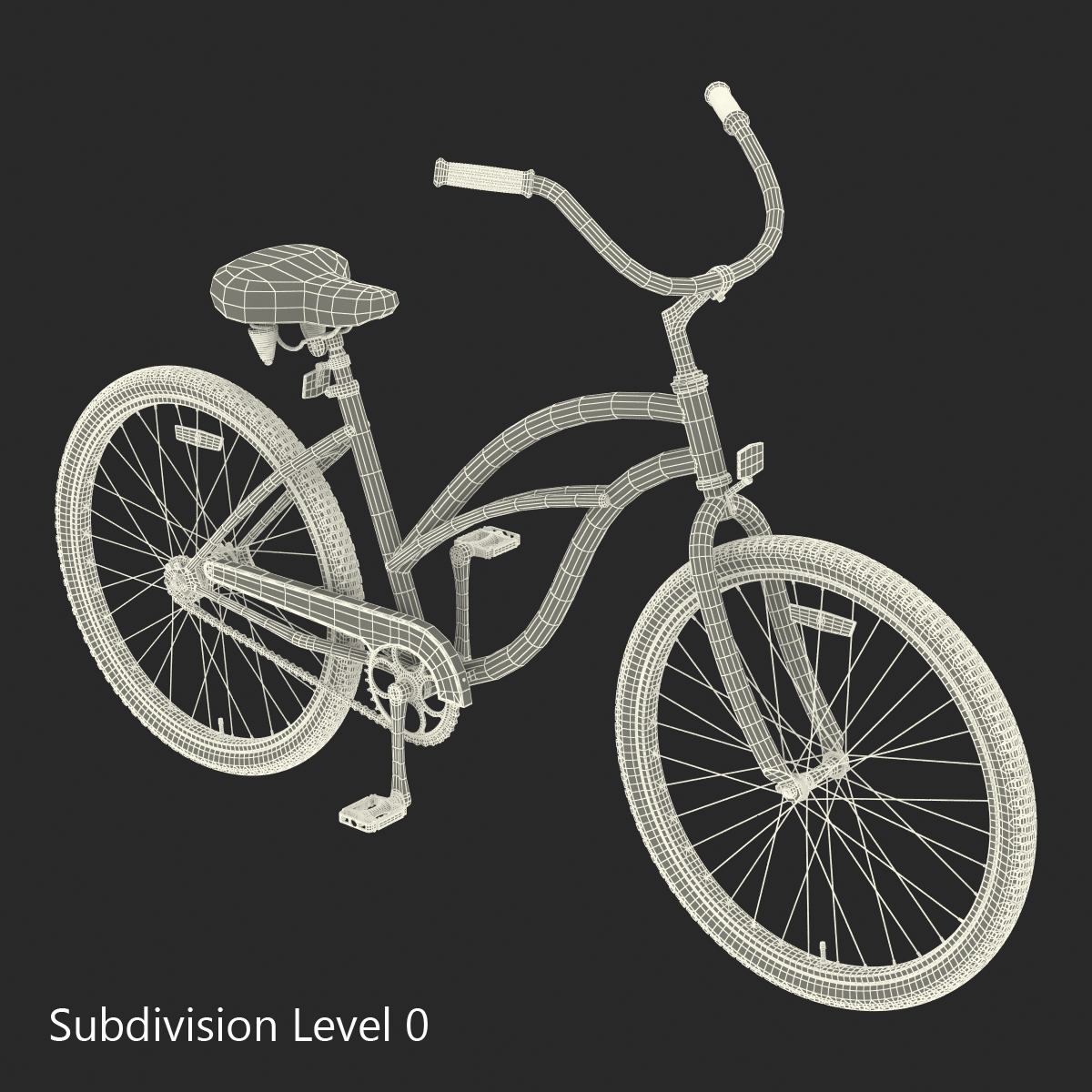 Beach Bike Rigged 3D