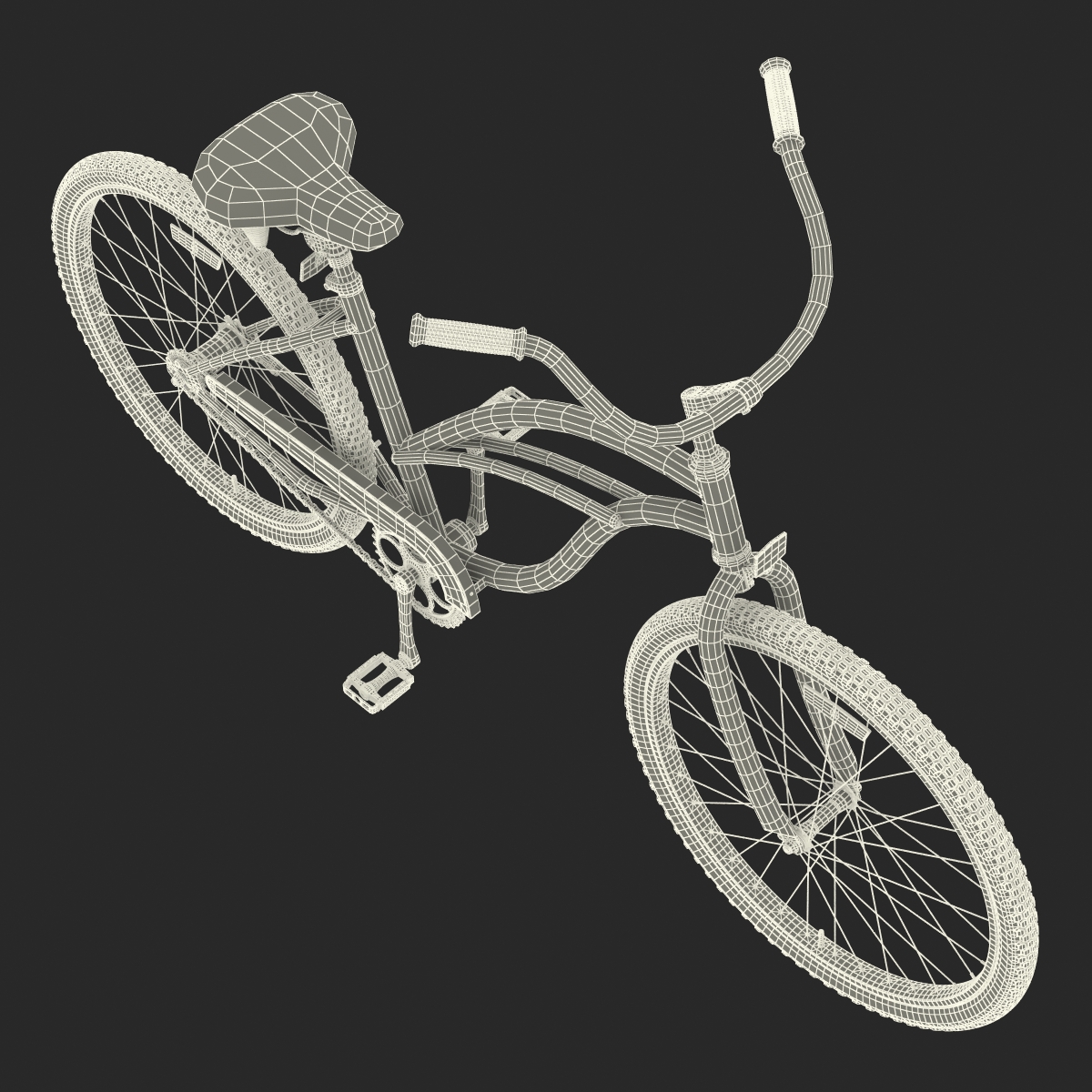 Beach Bike Rigged 3D