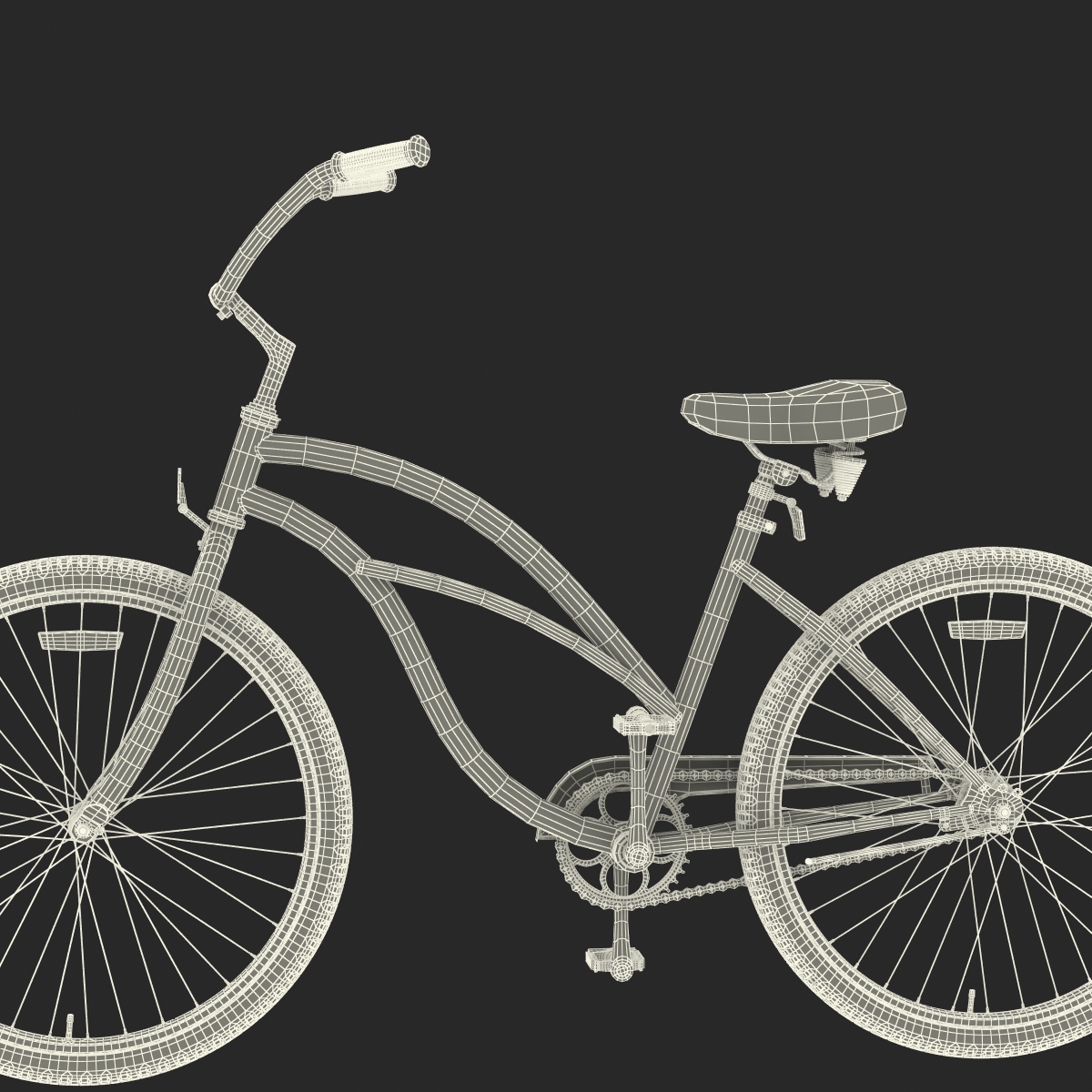 Beach Bike Rigged 3D