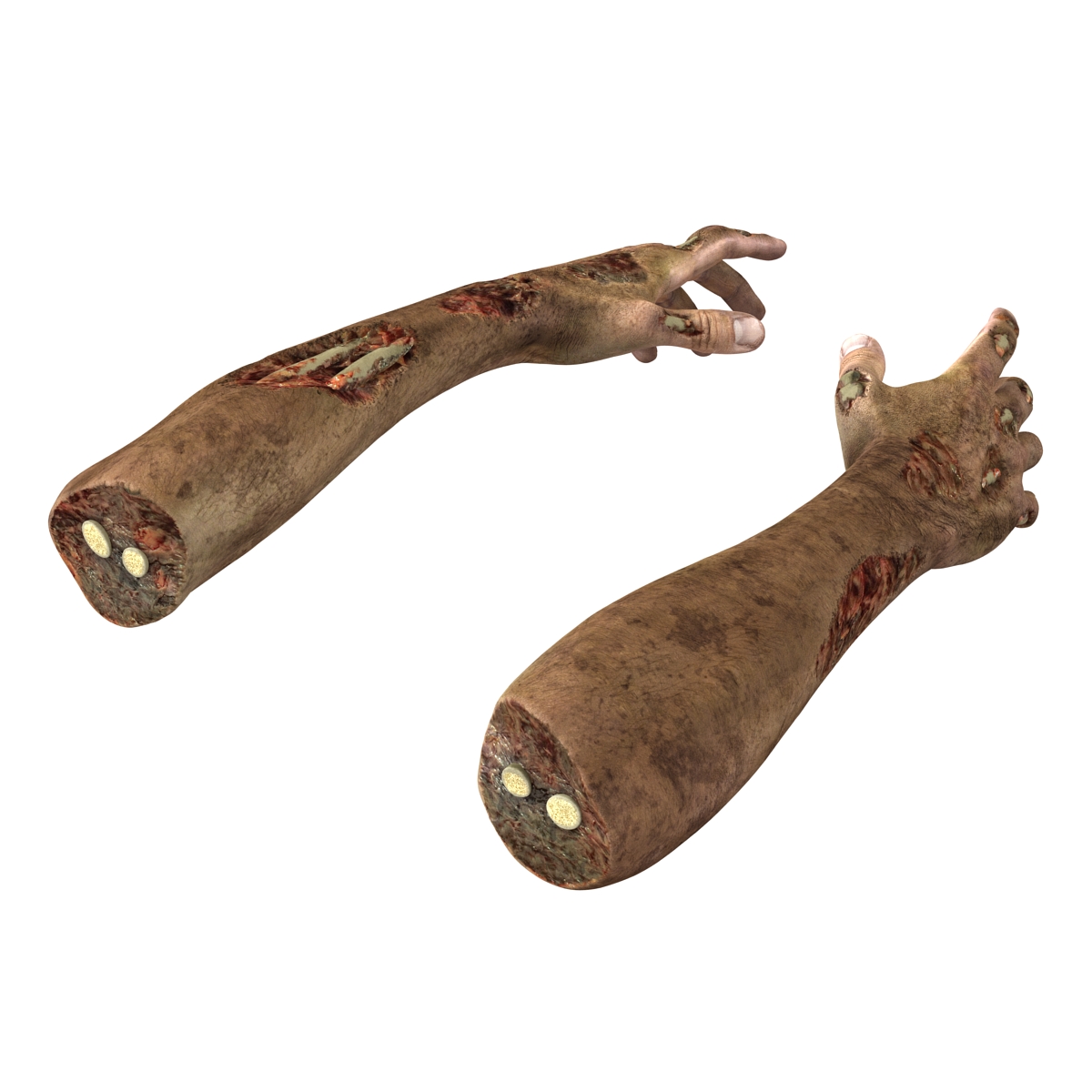 Zombie Hands Pose 2 3D model