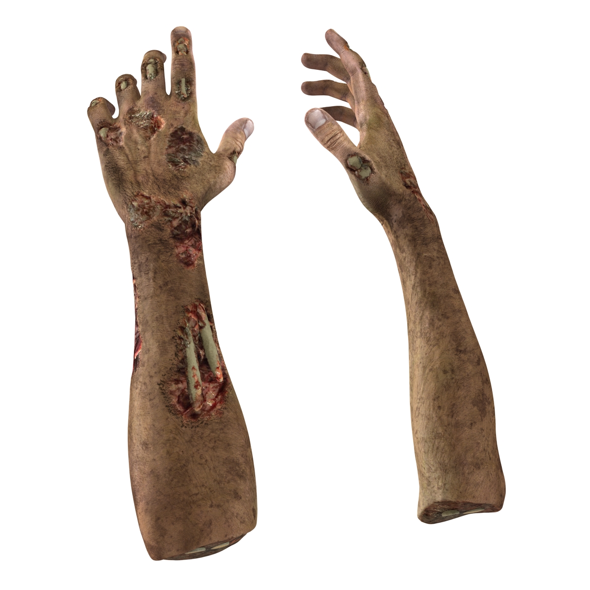 Zombie Hands Pose 2 3D model