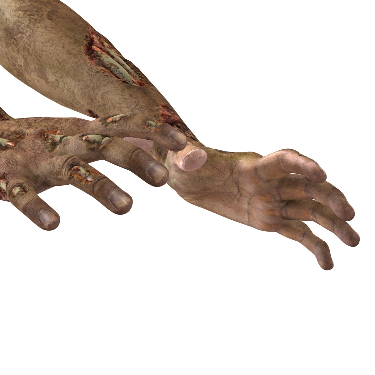 Zombie Hands Pose 3 3D model