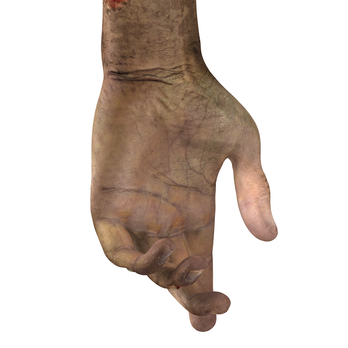 Zombie Hands Pose 4 3D model