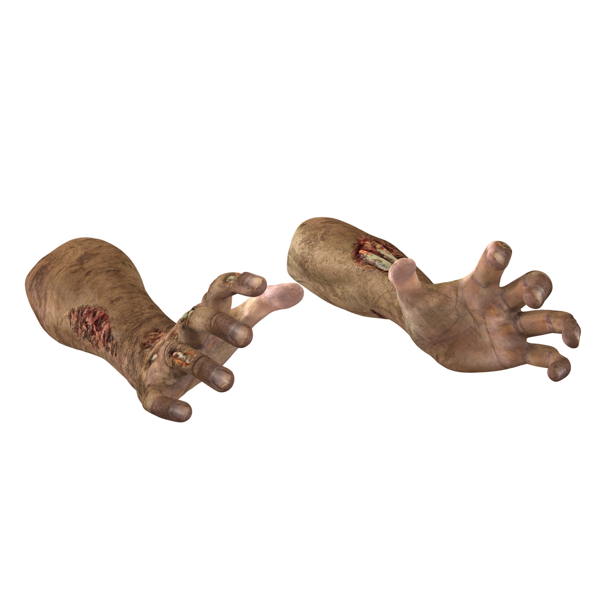 Zombie Hands Pose 5 3D model